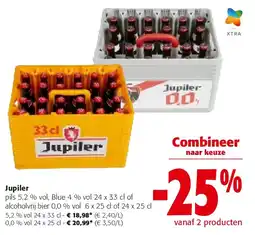 Colruyt Jupiler 5,2 % vol 24 x 33 cl aanbieding