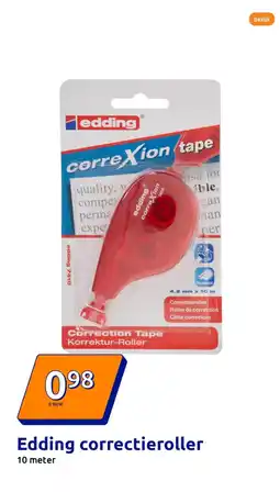Action Edding correctieroller 10 meter aanbieding