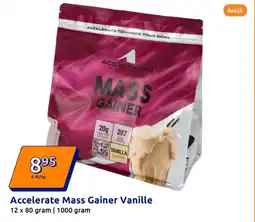 Action Accelerate Mass Gainer Vanille aanbieding