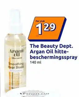 Action The Beauty Dept. Argan Oil hittebeschermingsspray 140 ml aanbieding