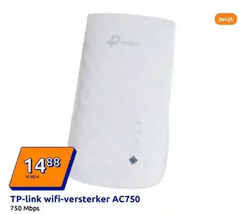Action TP-link wifi-versterker AC750 750 Mbps aanbieding
