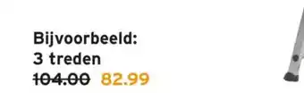 GAMMA 3 treden aanbieding
