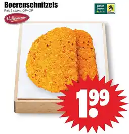 Dirk Boerenschnitzels aanbieding