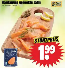 Dirk Hardanger gerookte zalm aanbieding