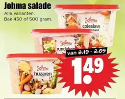 Dirk Johma salade aanbieding