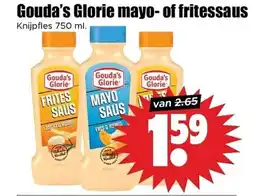 Dirk Gouda's Glorie mayo of fritessaus aanbieding