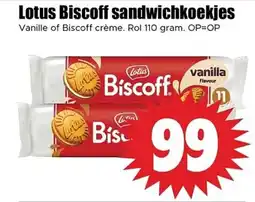 Dirk Lotus Biscoff sandwichkoekjes aanbieding