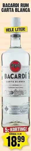 Dirk Bacardi rum carta blanca aanbieding