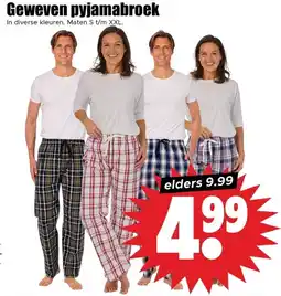 Dirk Geweven pyjamabroek aanbieding