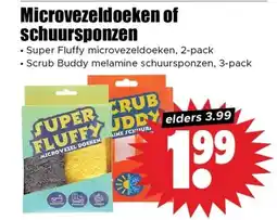 Dirk Microvezeldoeken of schuursponzen aanbieding