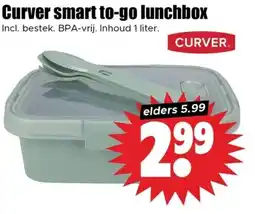 Dirk Curver smart to-go lunchbox aanbieding