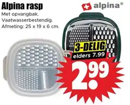 Dirk Alpina rasp aanbieding