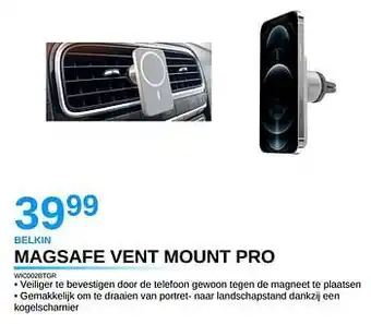 Belkin magsafe vent mount pro wic002btgr