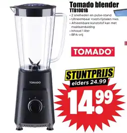 Dirk Tomado blender TTB1001B aanbieding