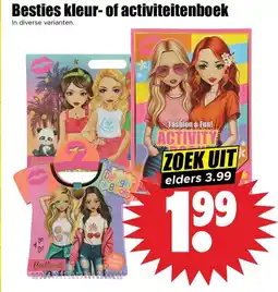 Dirk Besties kleur of activiteitenboek aanbieding