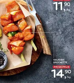 Alvo Kalkoen- brochette aanbieding
