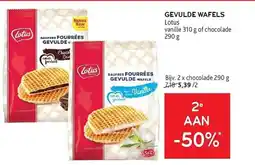 Alvo Lotus gevulde wafels aanbieding