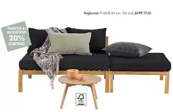 Casa Rugkussen aanbieding