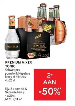 Alvo schweppes premium mixer tonic aanbieding