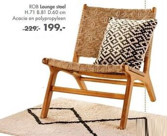 Casa Rob lounge stoel aanbieding