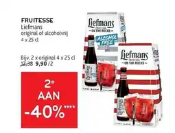 Alvo Liefmans fruitesse aanbieding