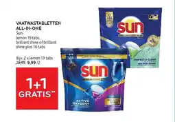Alvo Sun vaatwastabletten all-in-one aanbieding