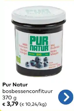 Bio Planet Pur Natur bosbessenconfituur aanbieding