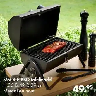 Smoke bbq tafelmodel