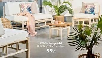 Casa Pantai lounge tafel aanbieding