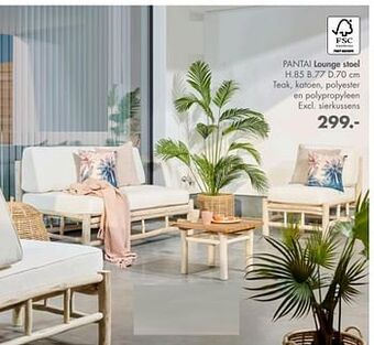 Casa Pantai lounge stoel aanbieding