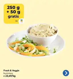 Bio Planet Fresh & Veggie hummus aanbieding