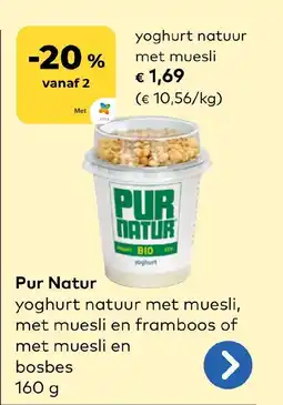 Bio Planet Pur Natur aanbieding