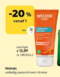 Bio Planet Weleda sportgel aanbieding