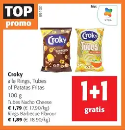 Colruyt Croky Tubes Nacho Cheese aanbieding