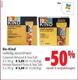 Colruyt Be-Kind Caramel Almond & Sea Salt 3 x 30 g aanbieding