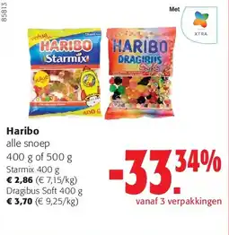 Colruyt Haribo Starmix 400 g aanbieding