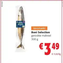Colruyt Boni Selection gerookte makreel 300 g aanbieding