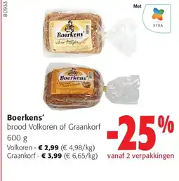 Colruyt Boerkens’ Volkoren aanbieding