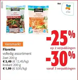 Colruyt Florette Zoet 200 g aanbieding