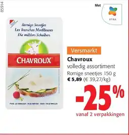 Colruyt Chavroux Romige sneetjes 150 g aanbieding