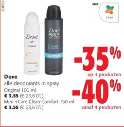 Colruyt Dove Original 100 ml aanbieding