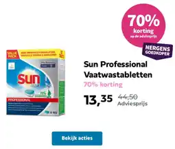 Plein.nl Sun Professional Vaatwastabletten aanbieding