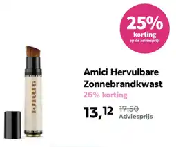 Plein.nl Amici Hervulbare Zonnebrandkwast aanbieding