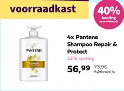Plein.nl 4x Pantene Shampoo Repair & Protect aanbieding