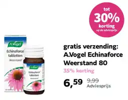 Plein.nl A. Vogel Echinaforce Weerstand 80 aanbieding