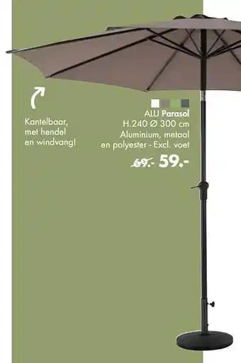 Casa Alu parasol aanbieding