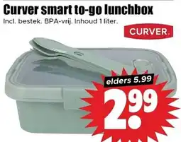 Dirk Curver smart to-go lunchbox aanbieding