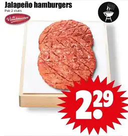 Dirk Jalapeño Hamburgers aanbieding