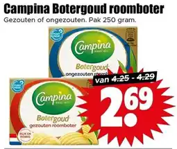 Dirk Campina Botergoud roomboter aanbieding