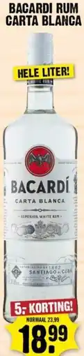 Dirk Bacardi Rum Carta Blanca aanbieding